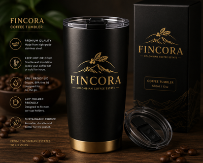 FINCORA Iced Coffee Tumbler