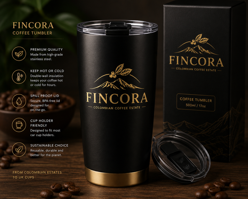 FINCORA Iced Coffee Tumbler
