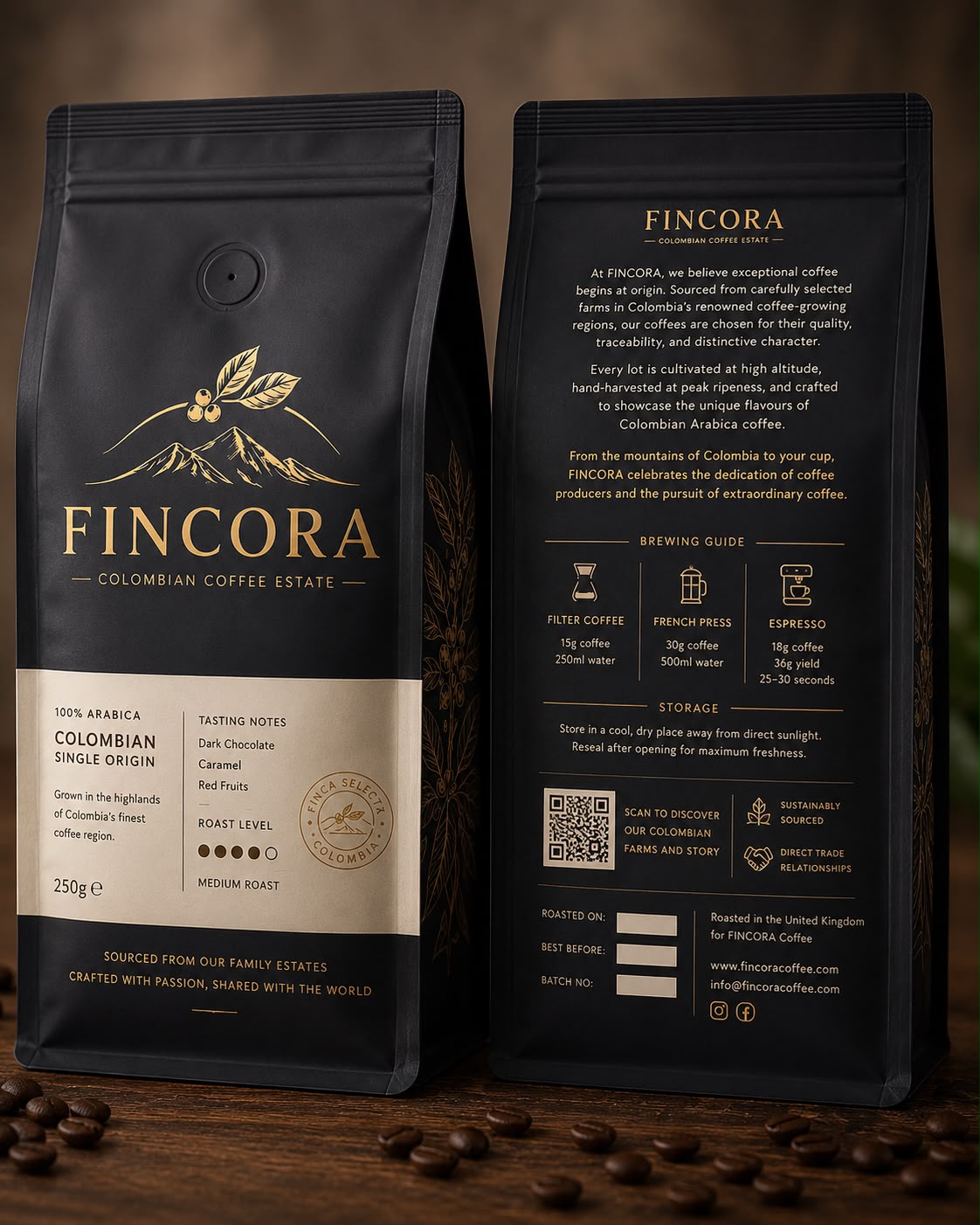 FINCORA packaging